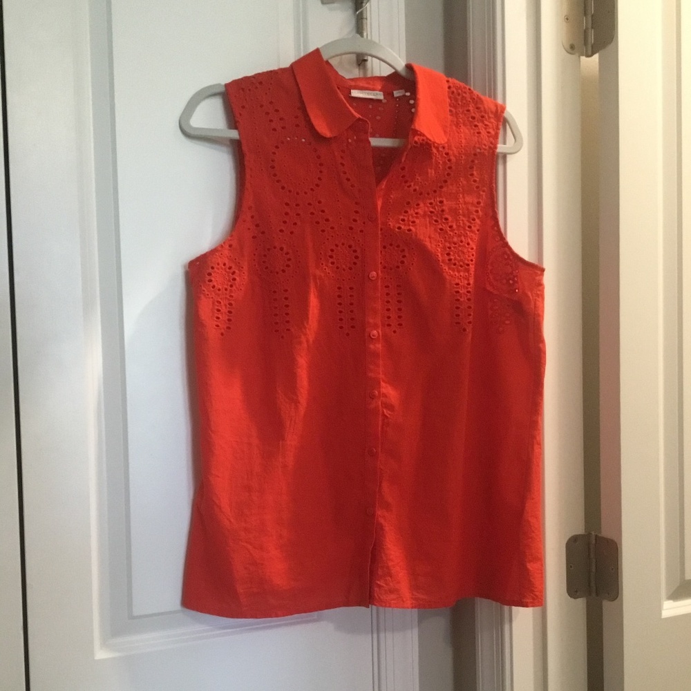 New York and Company/Eva Mendes cotton shirt. Size L